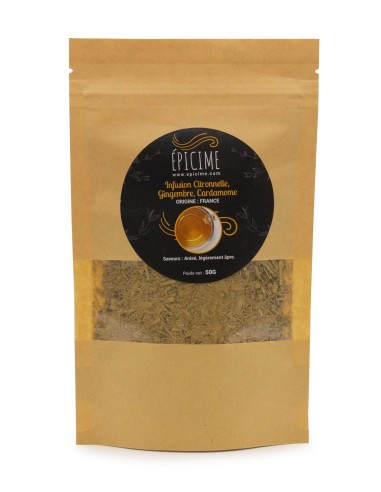 Infusion Citronnelle, Gingembre, Cardamome | Epicime