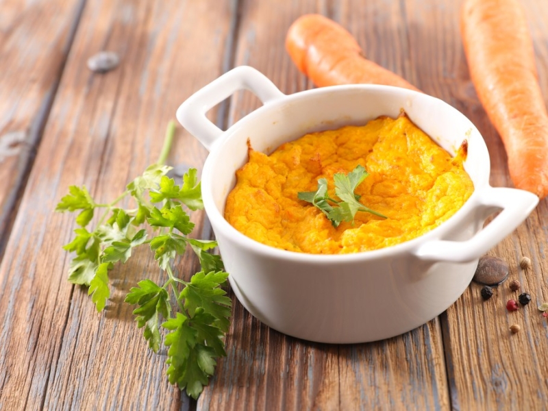 Flan de carottes au cumin