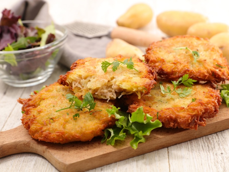 Les galettes de pommes de terre au macis