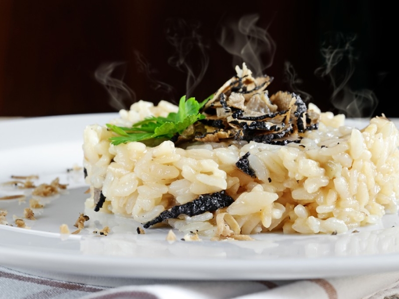 Risotto à la truffe d’été