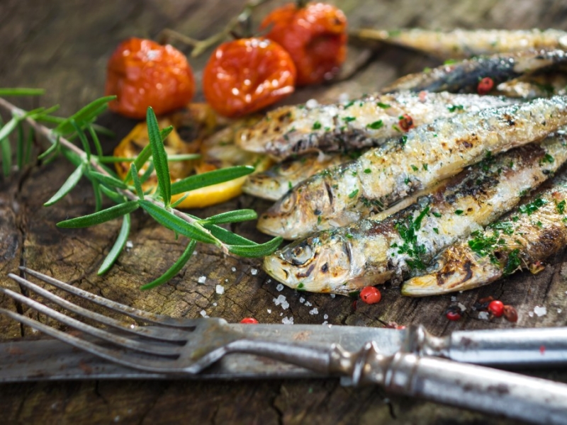 Gratinée de sardines aux herbes