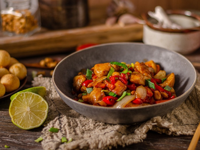 Poulet et légumes aux épices Colombo