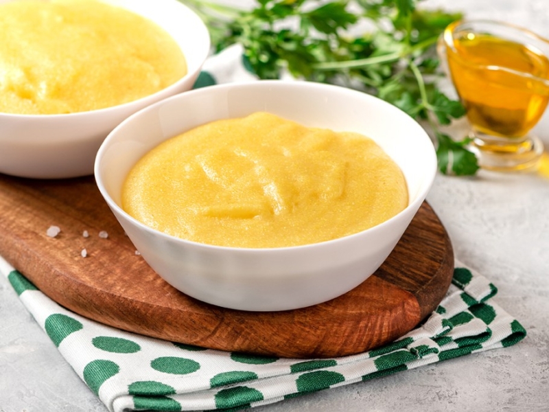 Polenta crémeuse et légumes d’hiver