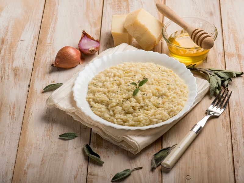 Risotto aux piments doux