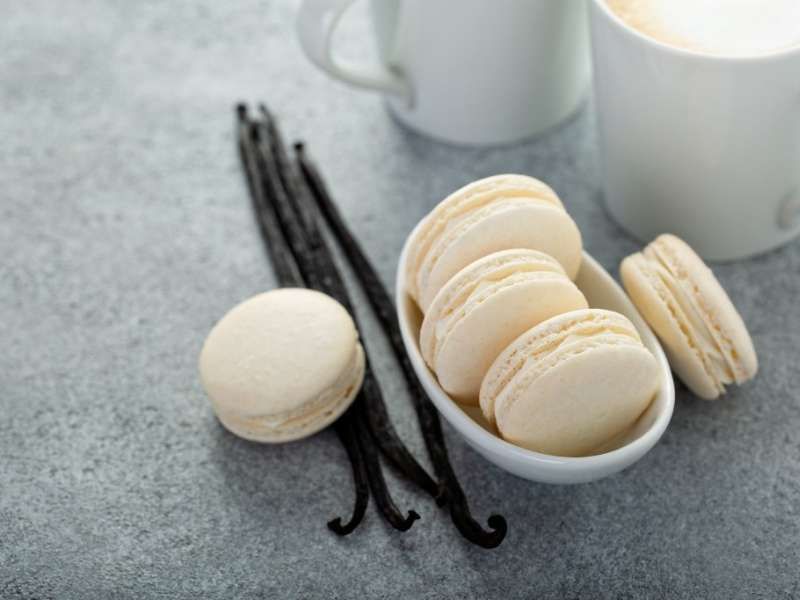 Macarons à la vanille