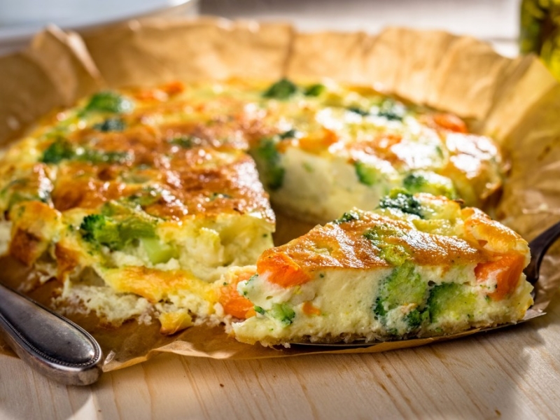 Quiche de légumes aux épices