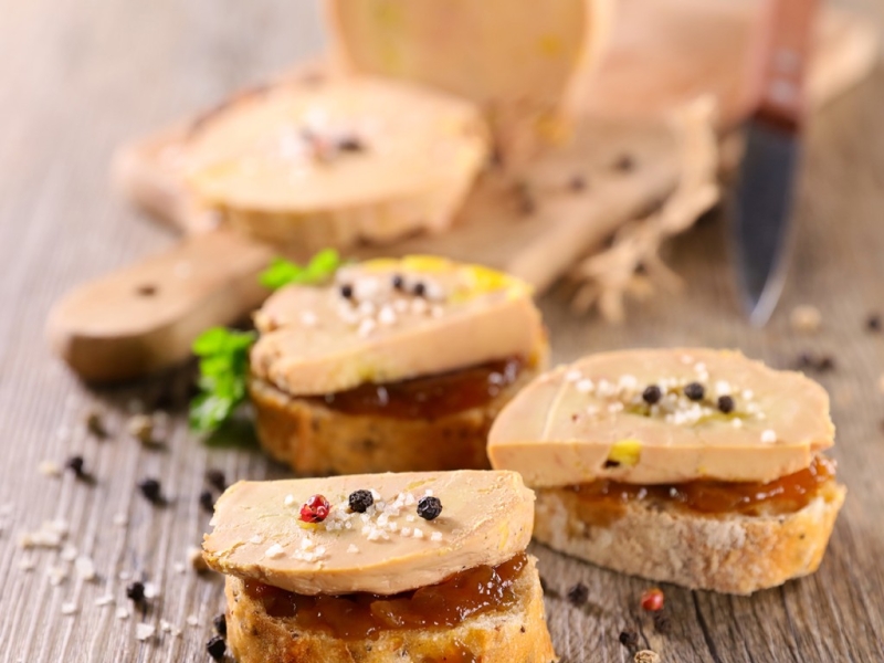 Foie gras au poivre Voatsiperifery