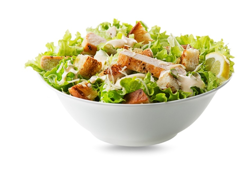 La salade César au poivre blanc