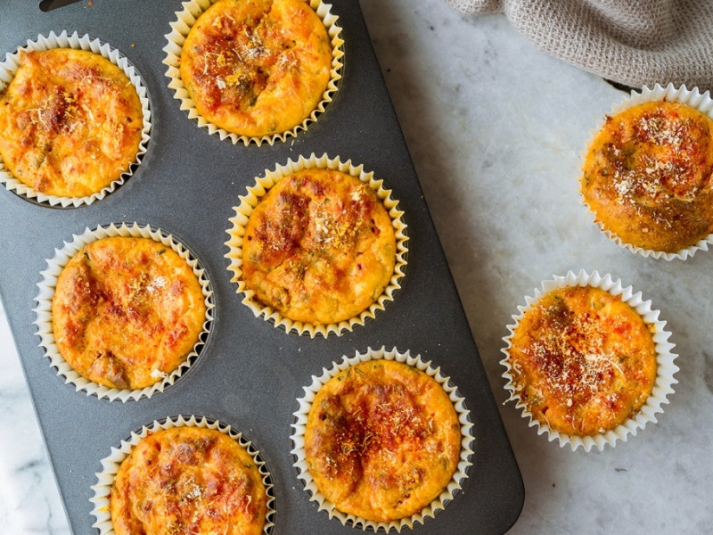 Cake au chorizo et à l’origan